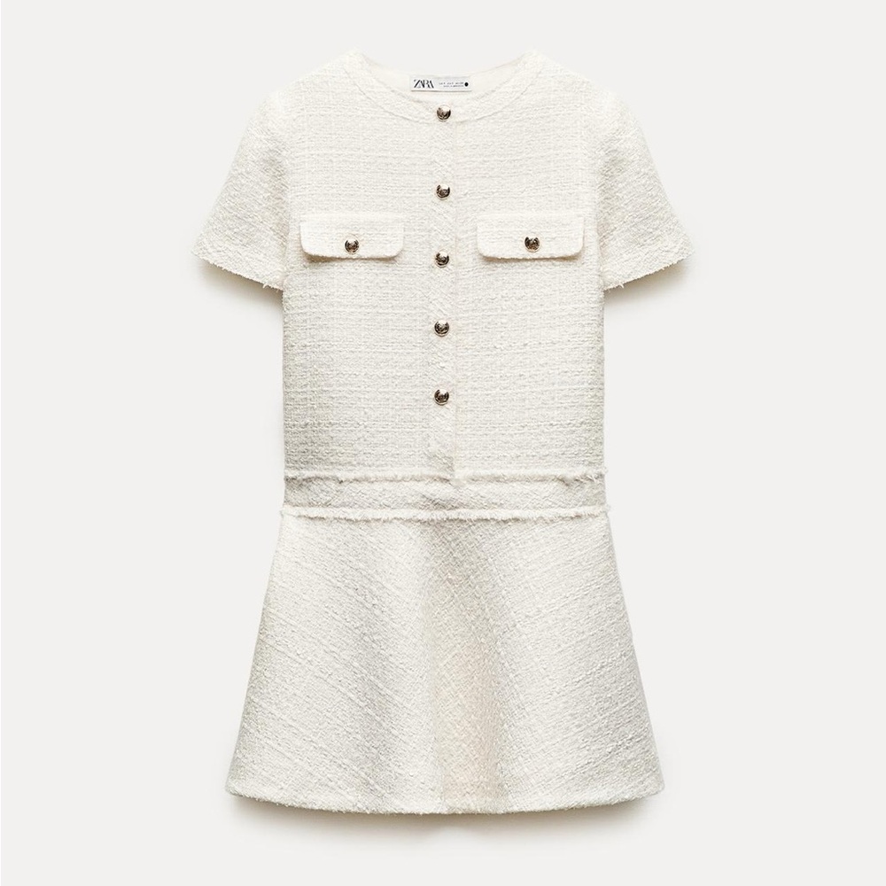 Zara Short Structured Dress ZW Collection